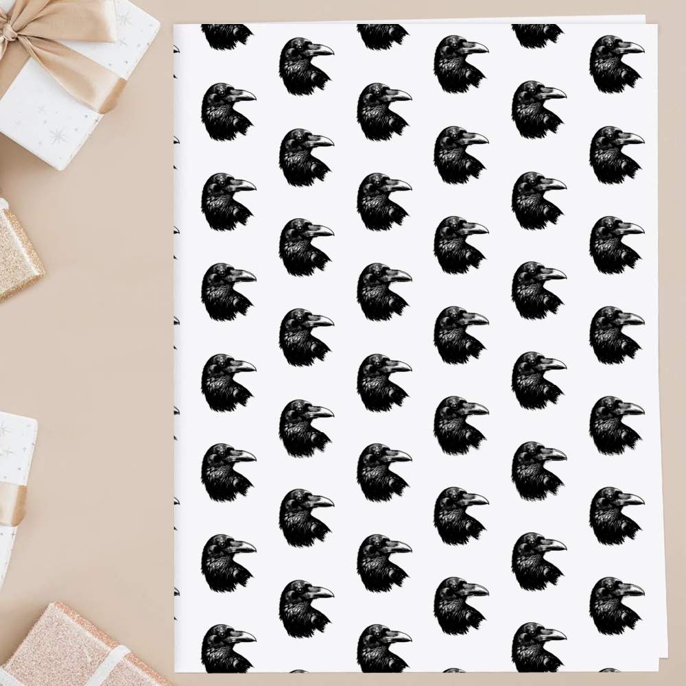'Raven Head' Gift Wrap / Wrapping Paper / Gift Tags (GI047012) - Picture 12 of 16