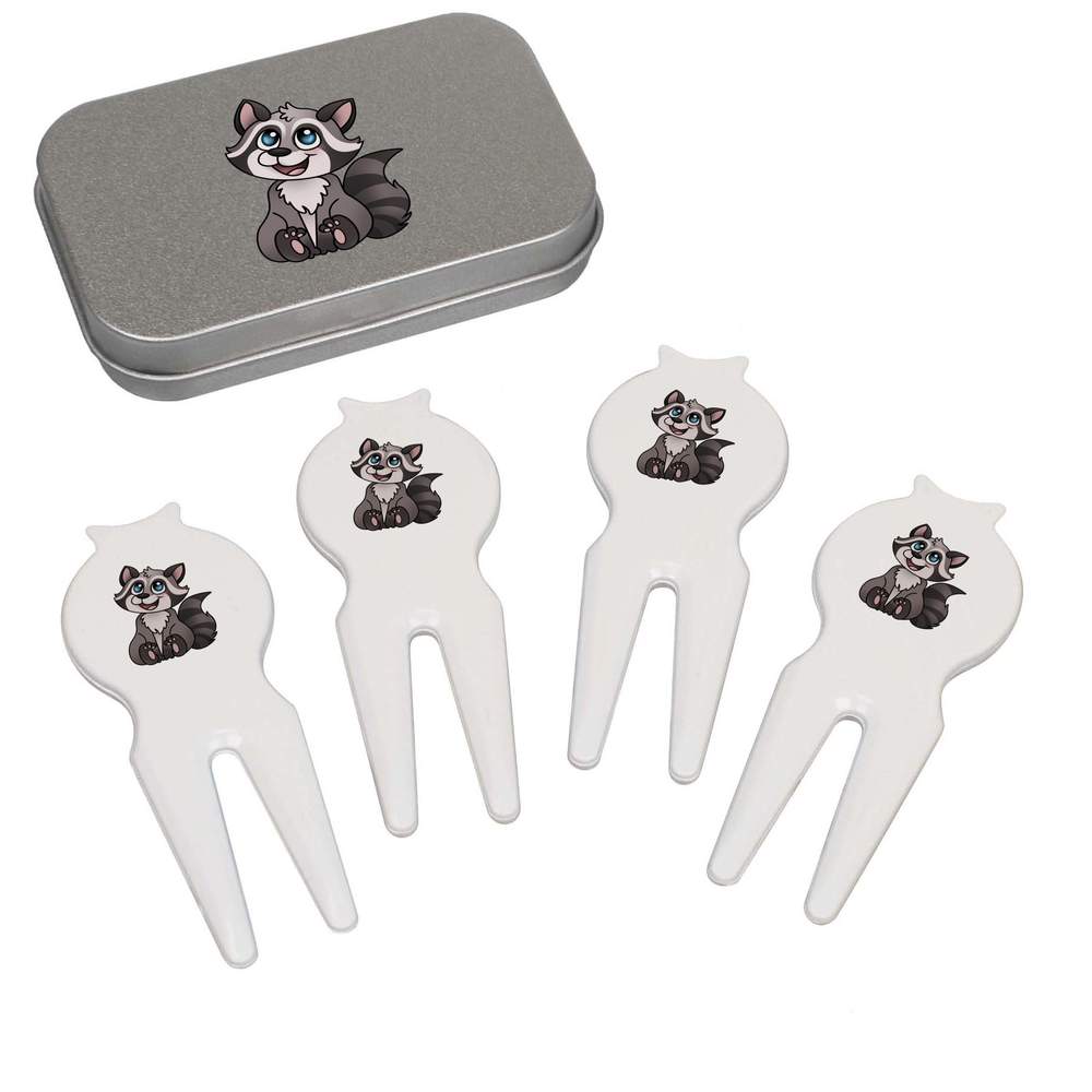 'Raccoon' Golf Divot Tool / Repair Fork Gift Set (GO00048410)