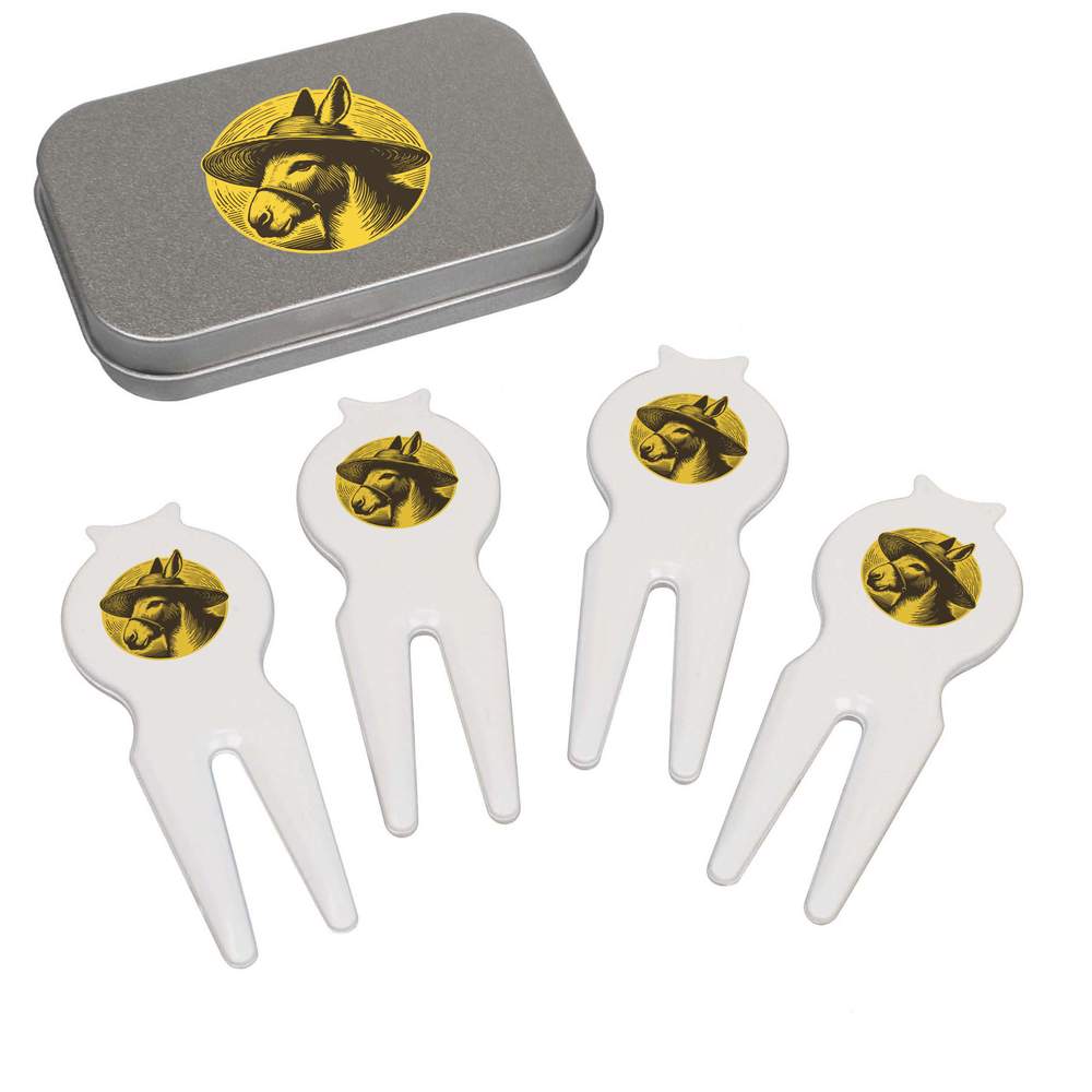 'Beach Donkey' Golf Divot Tool / Repair Fork Gift Set (GO00068316)