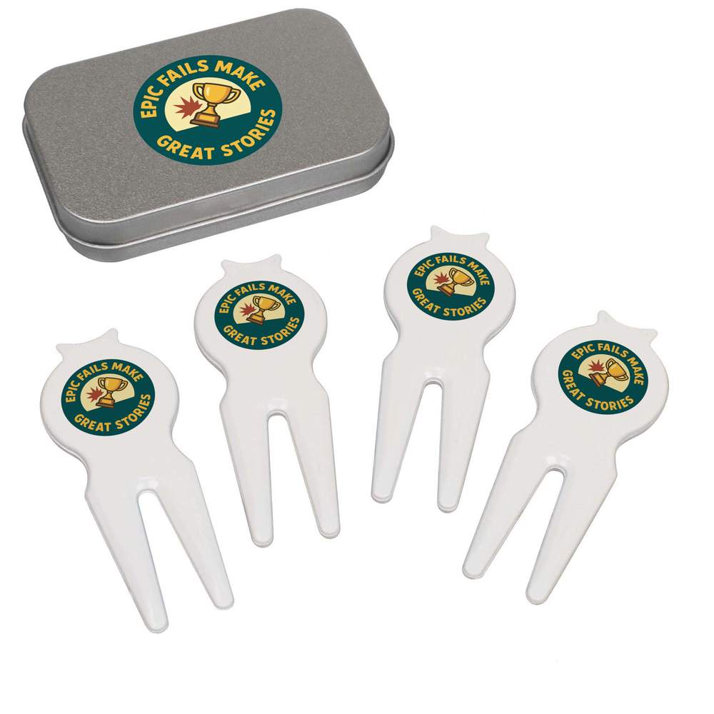 'Epic Fails Make Great Stories' Golf Divot Tool / Repair Fork Gift Set (GO00068965)