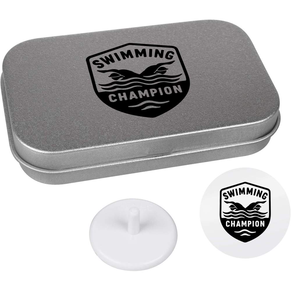 'Swimming Champion Emblem' Golf Markers Gift Set (GO00083856)