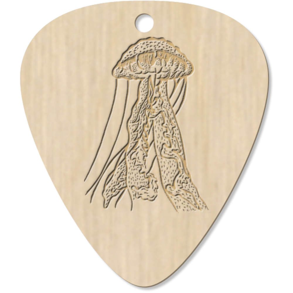 7 x 'Jellyfish' Guitar Picks / Pendants (GP00004472)