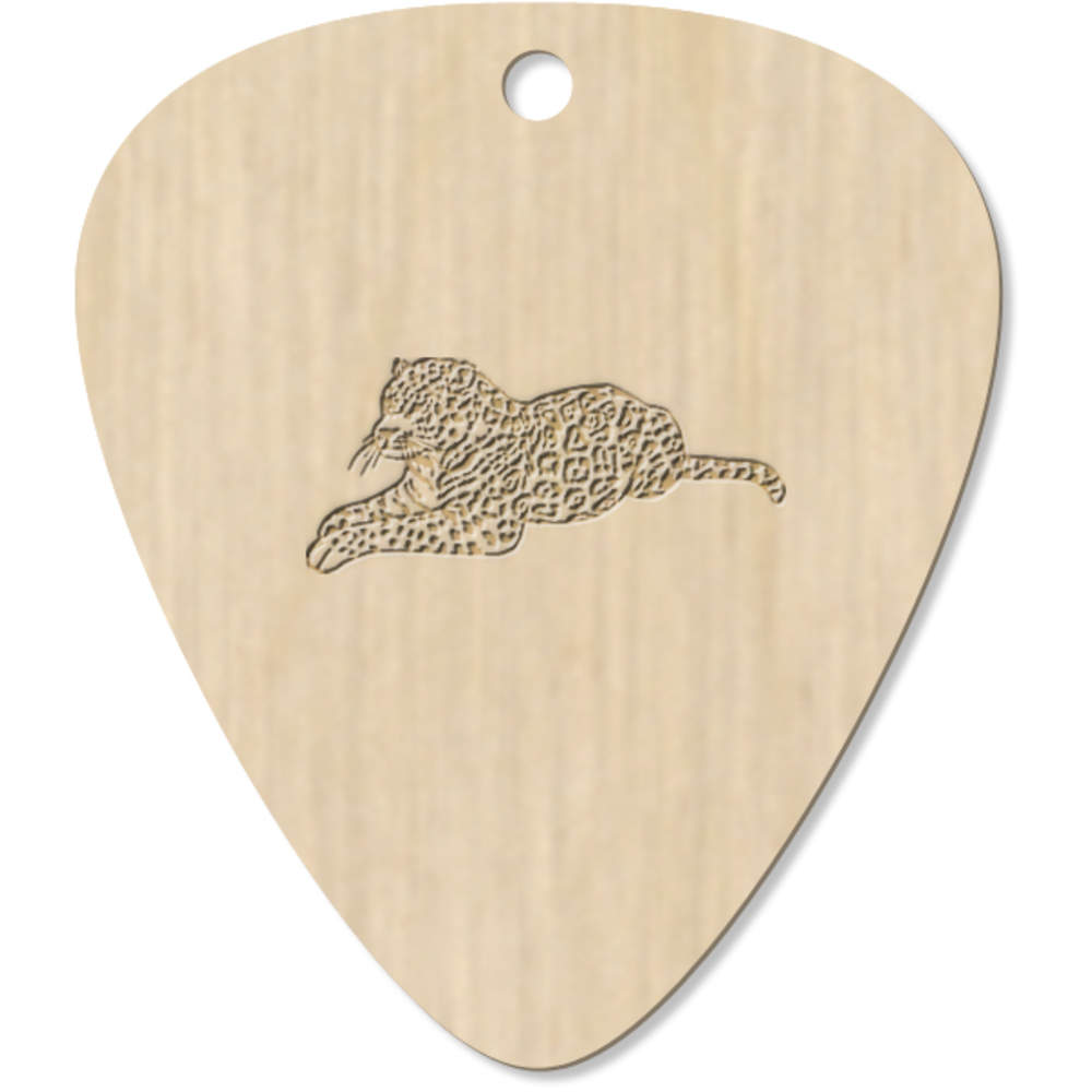 7 x 'Jaguar' Guitar Picks / Pendants (GP00004903)