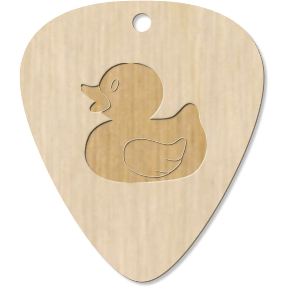 7 x 'Rubber Duck' Guitar Picks / Pendants (GP00005368)