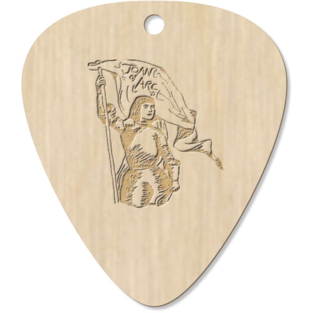 7 x 'Joan Of Arc' Guitar Picks / Pendants (GP00006859)