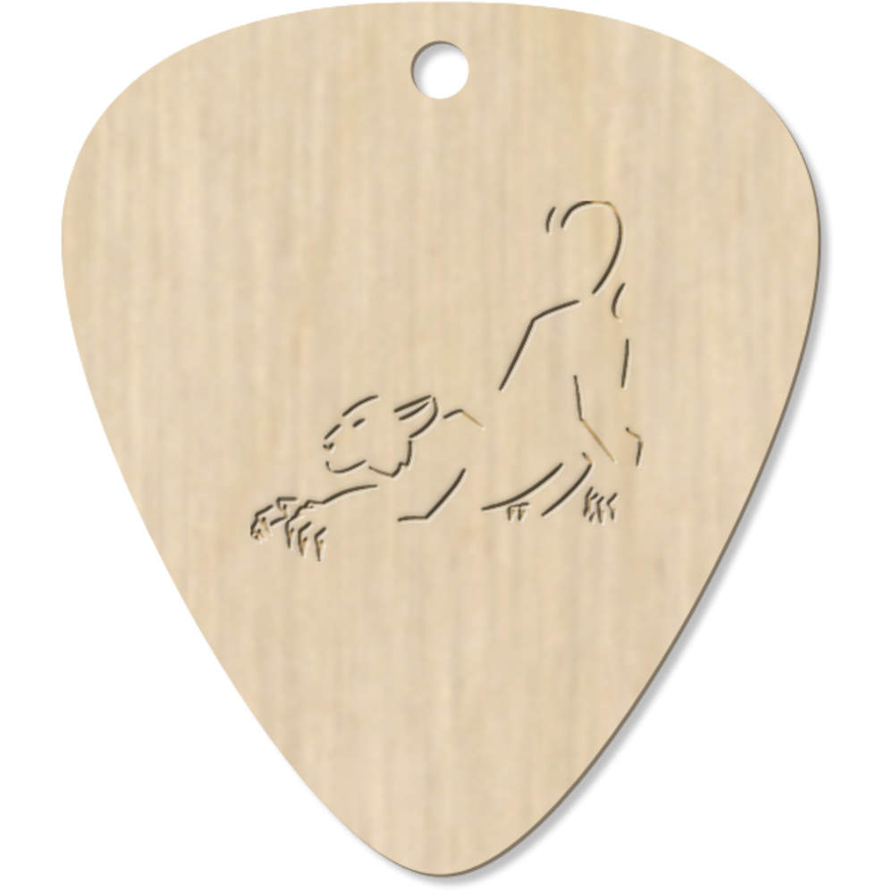 7 x 'Lioness Symbol' Guitar Picks / Pendants (GP00011050)