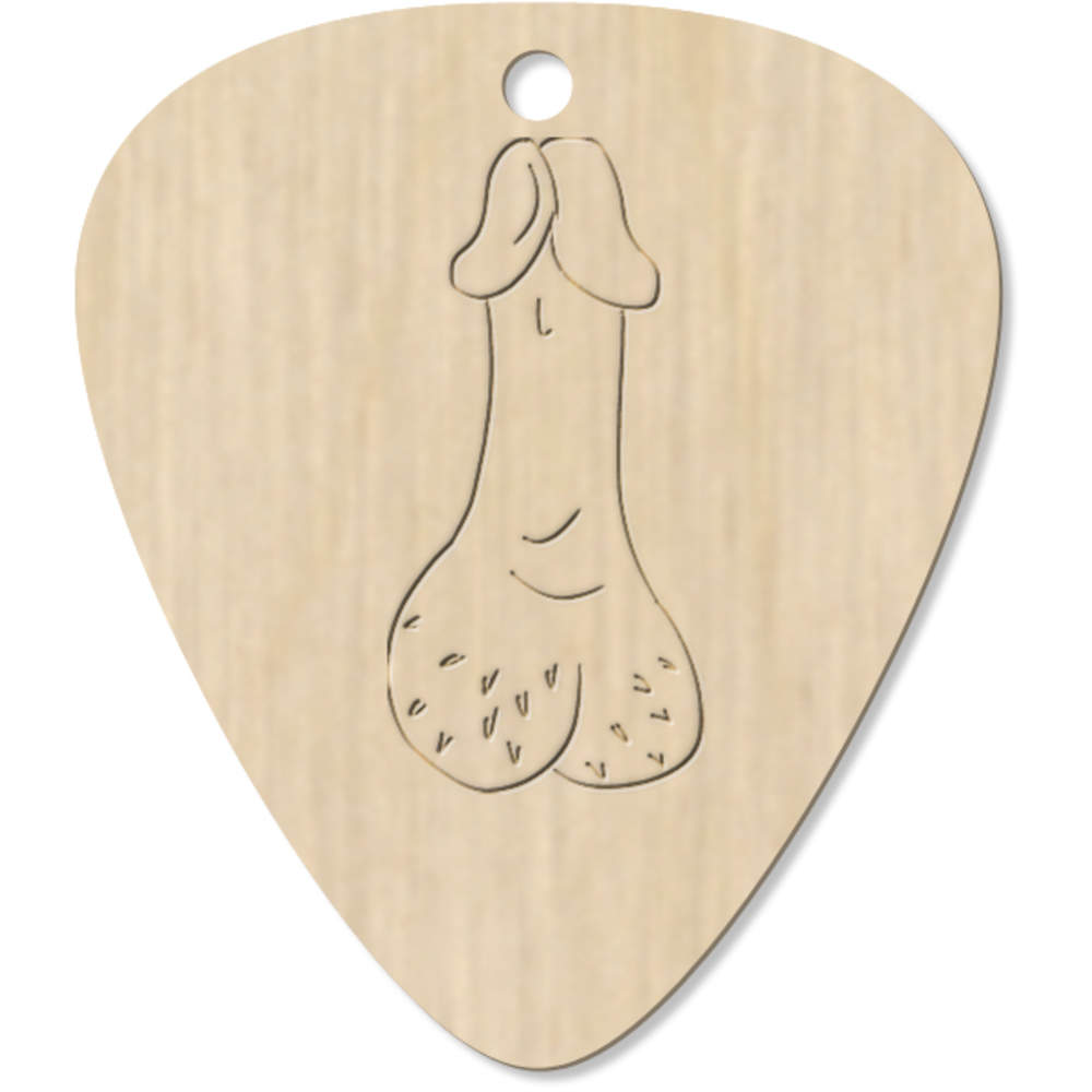 7 x 'Erect Penis' Guitar Picks / Pendants (GP00012240)