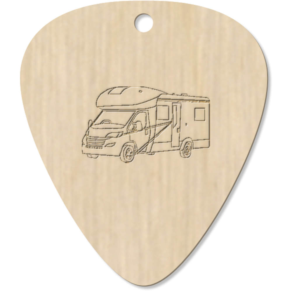 7 x 'Motorhome' Guitar Picks / Pendants (GP00020155)