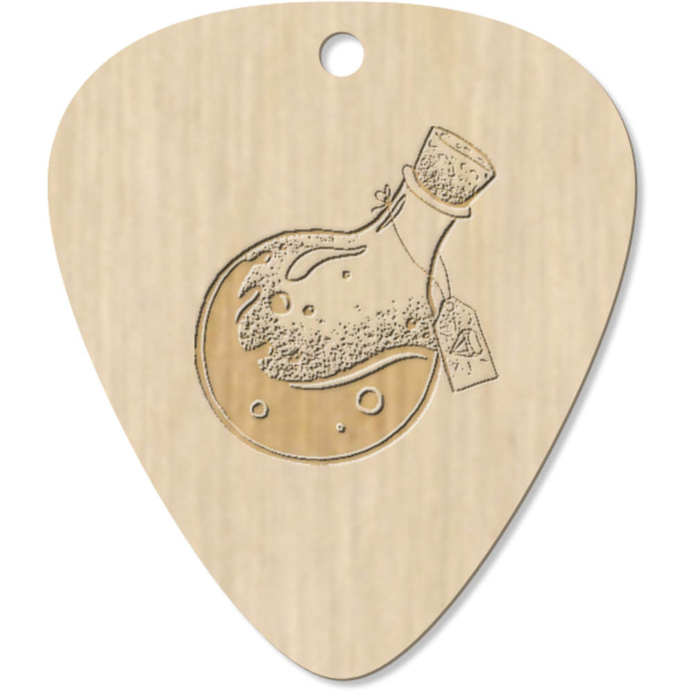 7 x 'Potion Bottle' Guitar Picks / Pendants (GP00023826)