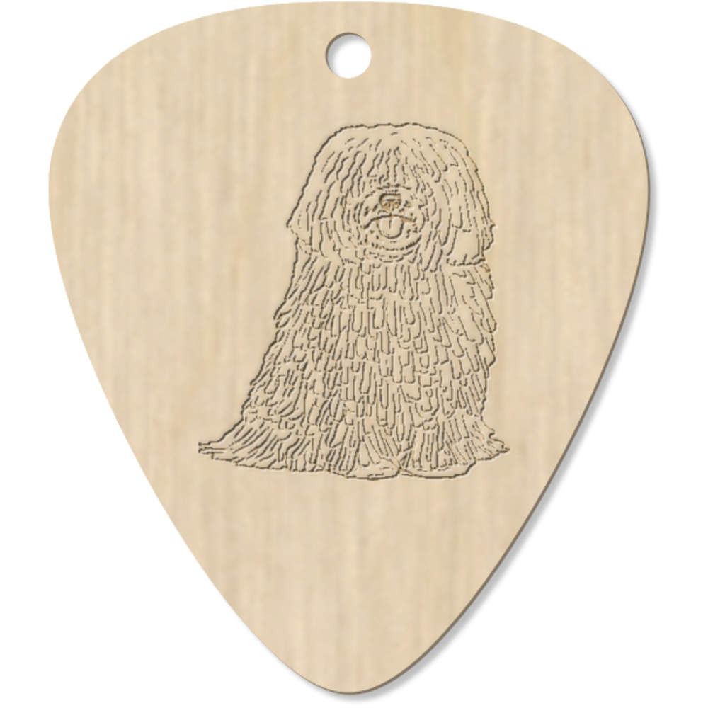 7 x 'Puli Dog' Guitar Picks / Pendants (GP00023850)