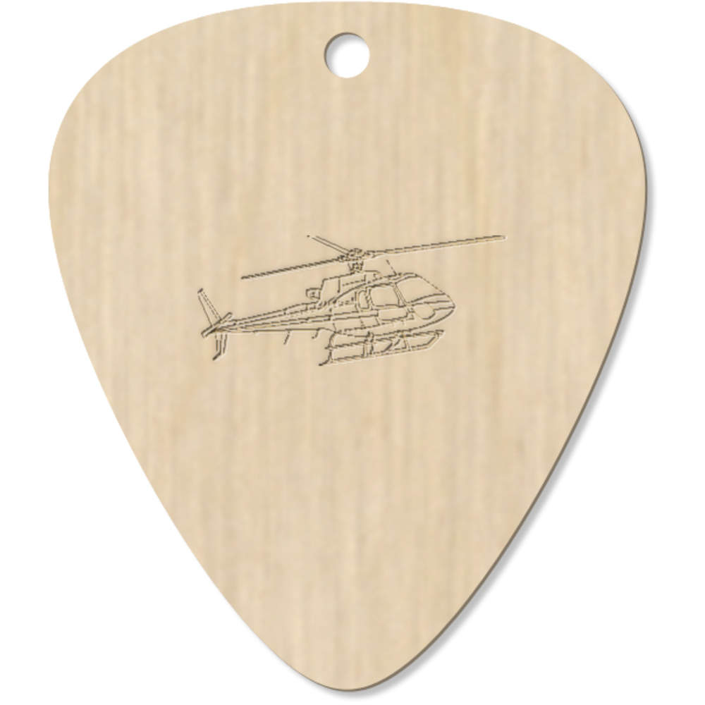 7 x 'Helicopter' Guitar Picks / Pendants (GP00027865)