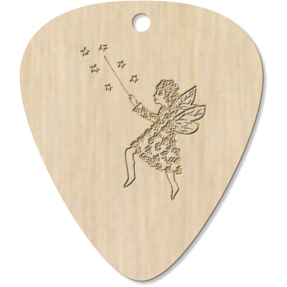 7 x 'Magical Fairy' Guitar Picks / Pendants (GP00027891)