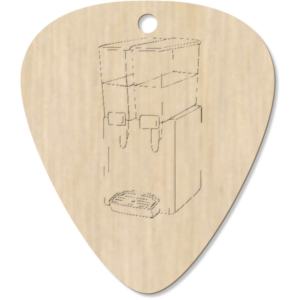 7 x 'Juice Machine' Guitar Picks / Pendants (GP00035030)