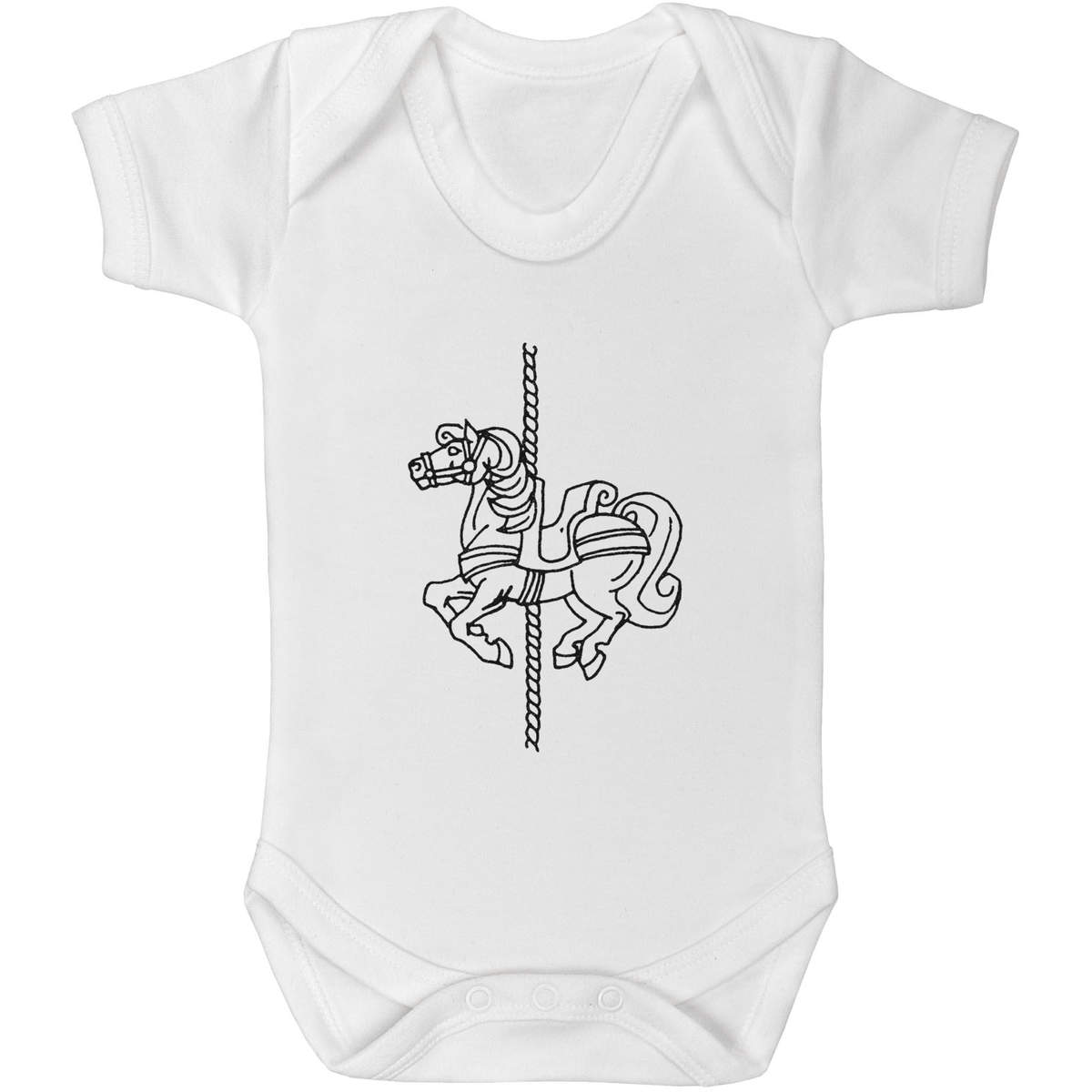 'Fairground Horse' Baby Grows / Bodysuits (GR003949)