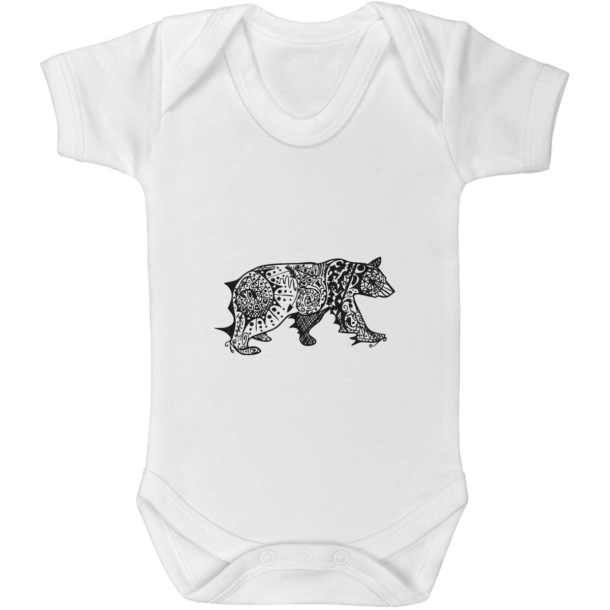 'Tribal Bear' Baby Grows / Bodysuits (GR007393)