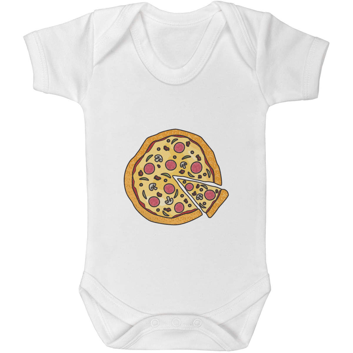 'Pizza' Baby Grows / Bodysuits (GR022840)