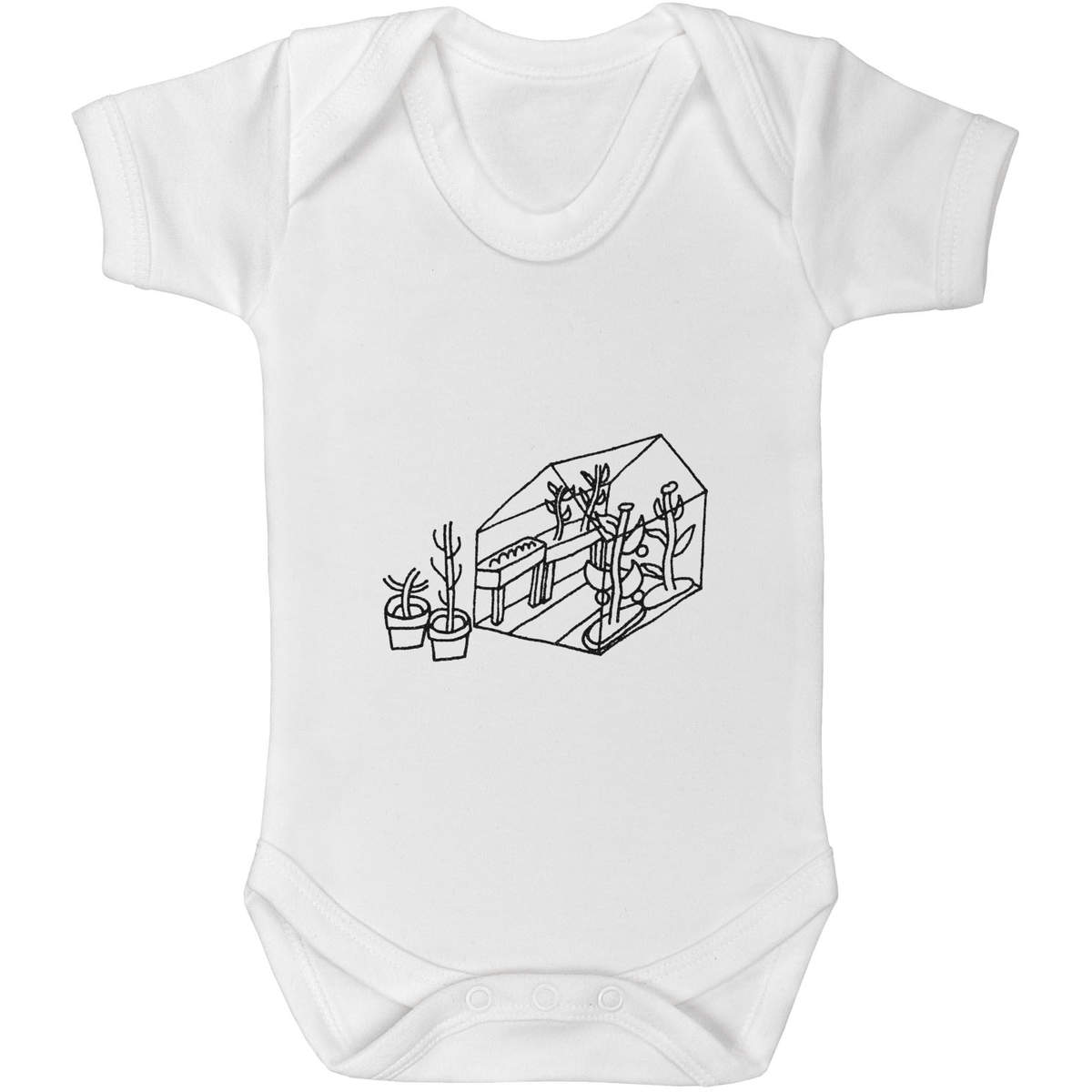 'Garden Greenhouse' Baby Grows / Bodysuits (GR014806)
