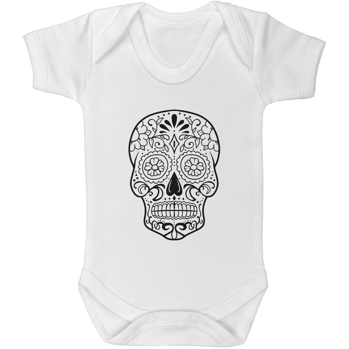 'Sugar Skull' Baby Grows / Bodysuits (GR019936)