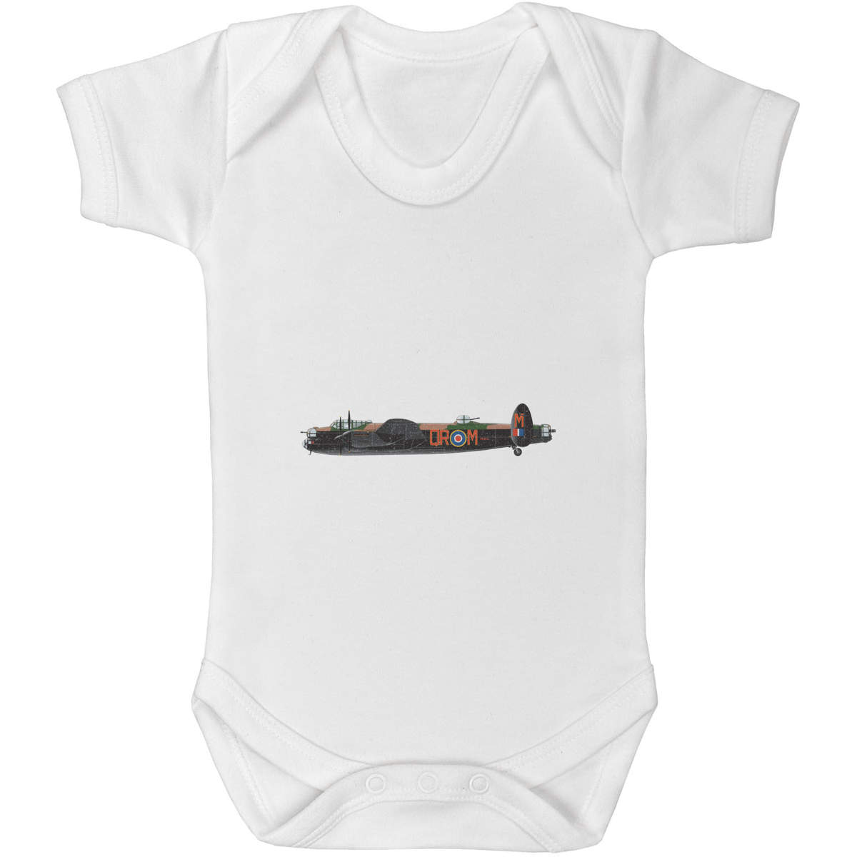 'Avro Lancaster Bomber' Baby Grow / Cotton Bodysuit - One Piece Outfit for Newborns and Infants (GR021193)