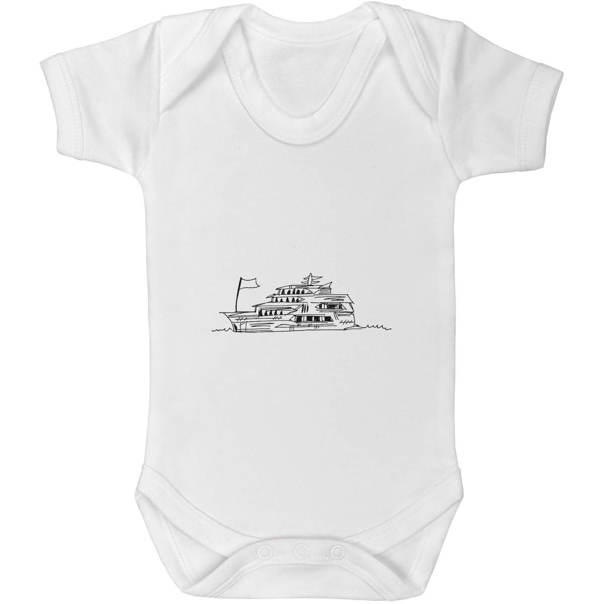 0-3 Month 'Posh Boat' Baby Grow / Bodysuit (GR00042166)