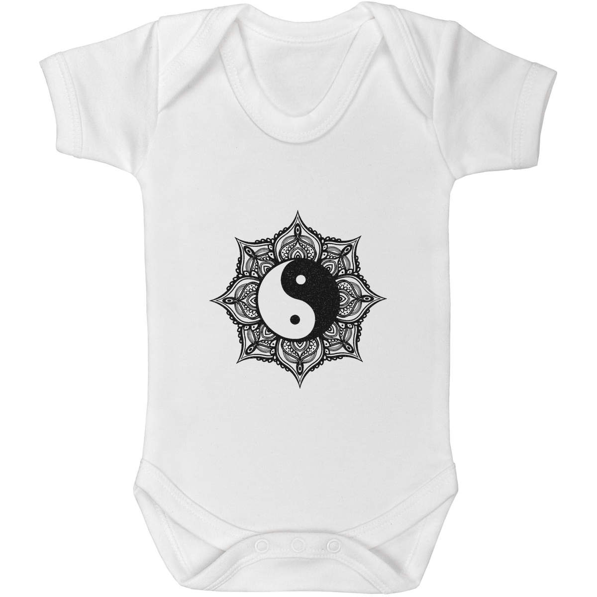 'Yin Yang Mandala' Baby Grows / Bodysuits (GR024305)