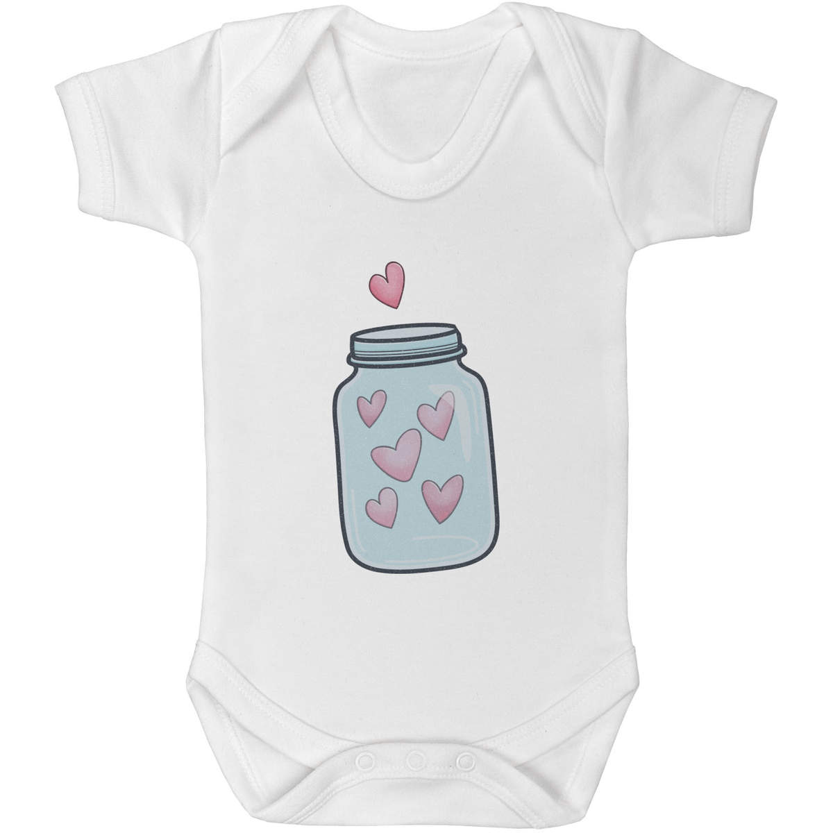'Jar Of Hearts' Baby Grows / Bodysuits (GR029607)