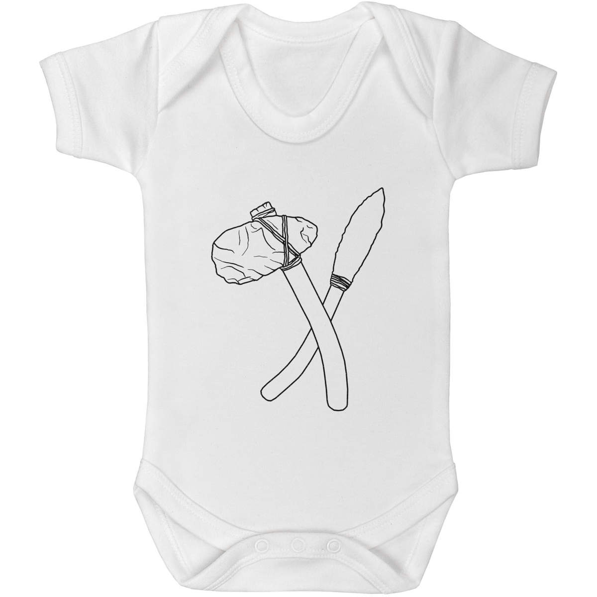 'Stone Age Tools' Baby Grows / Bodysuits (GR030251)