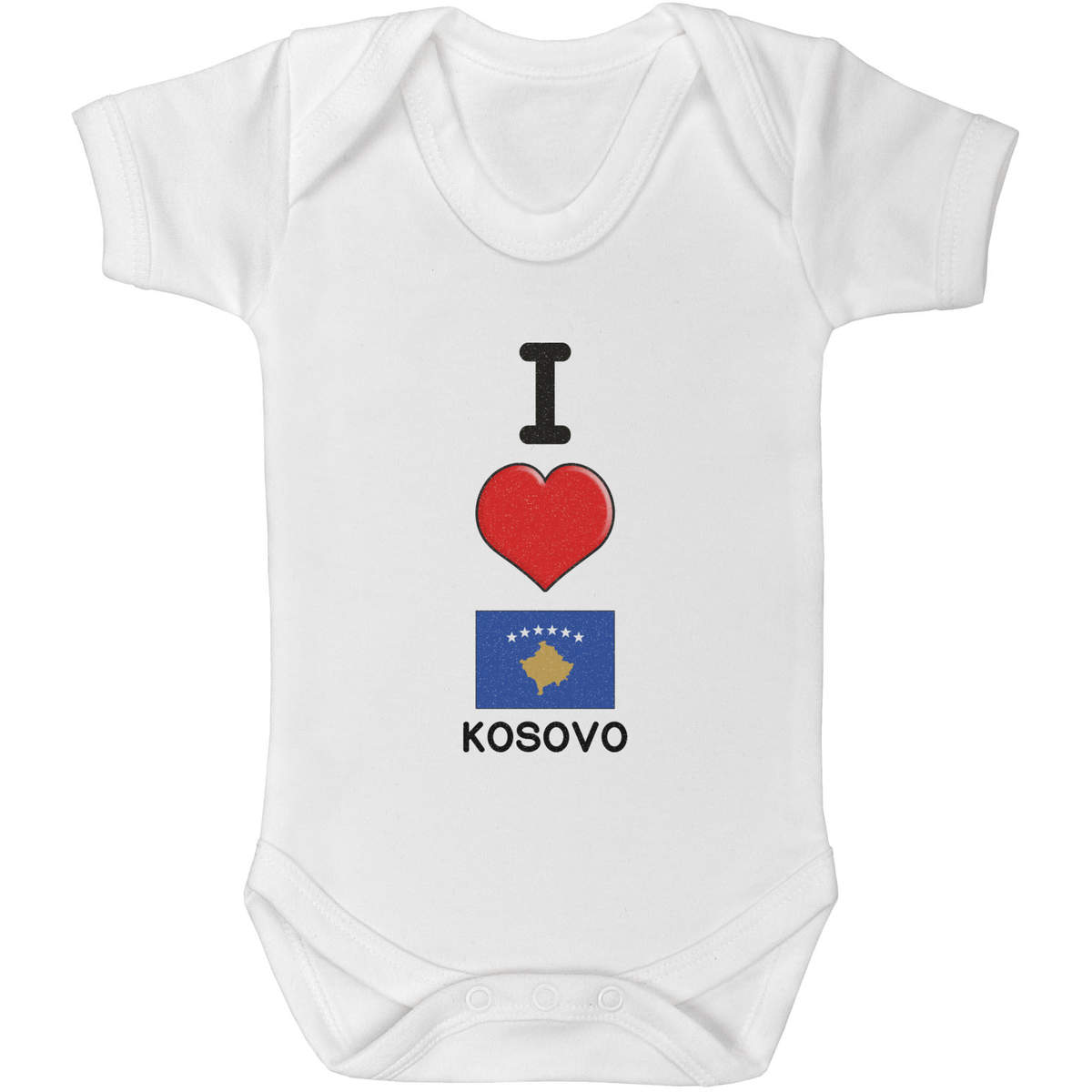 'I Love Kosovo' Baby Grows / Bodysuits (GR033608)