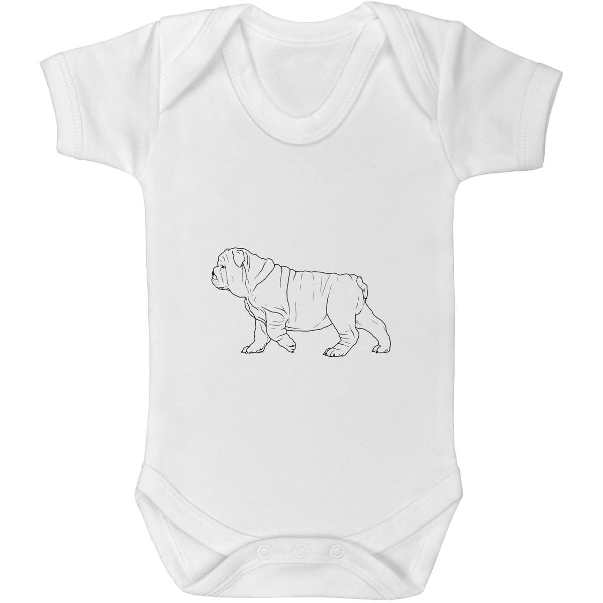 'English Bulldog' Baby Grows / Bodysuits (GR034414)