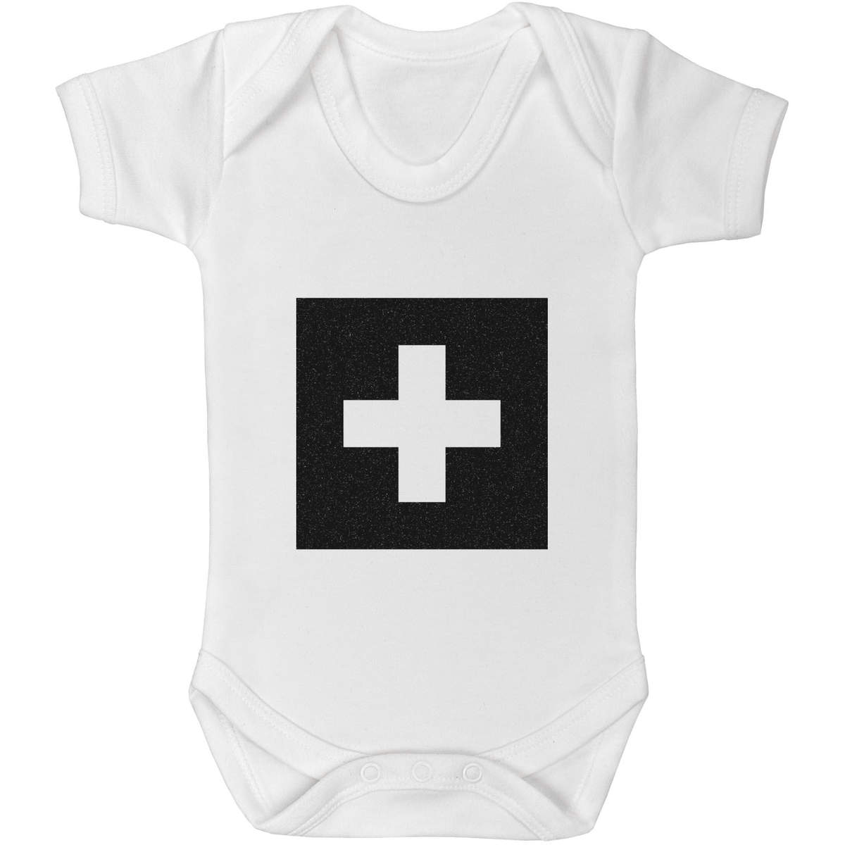 'Switzerland Flag' Baby Grows / Bodysuits (GR034800)