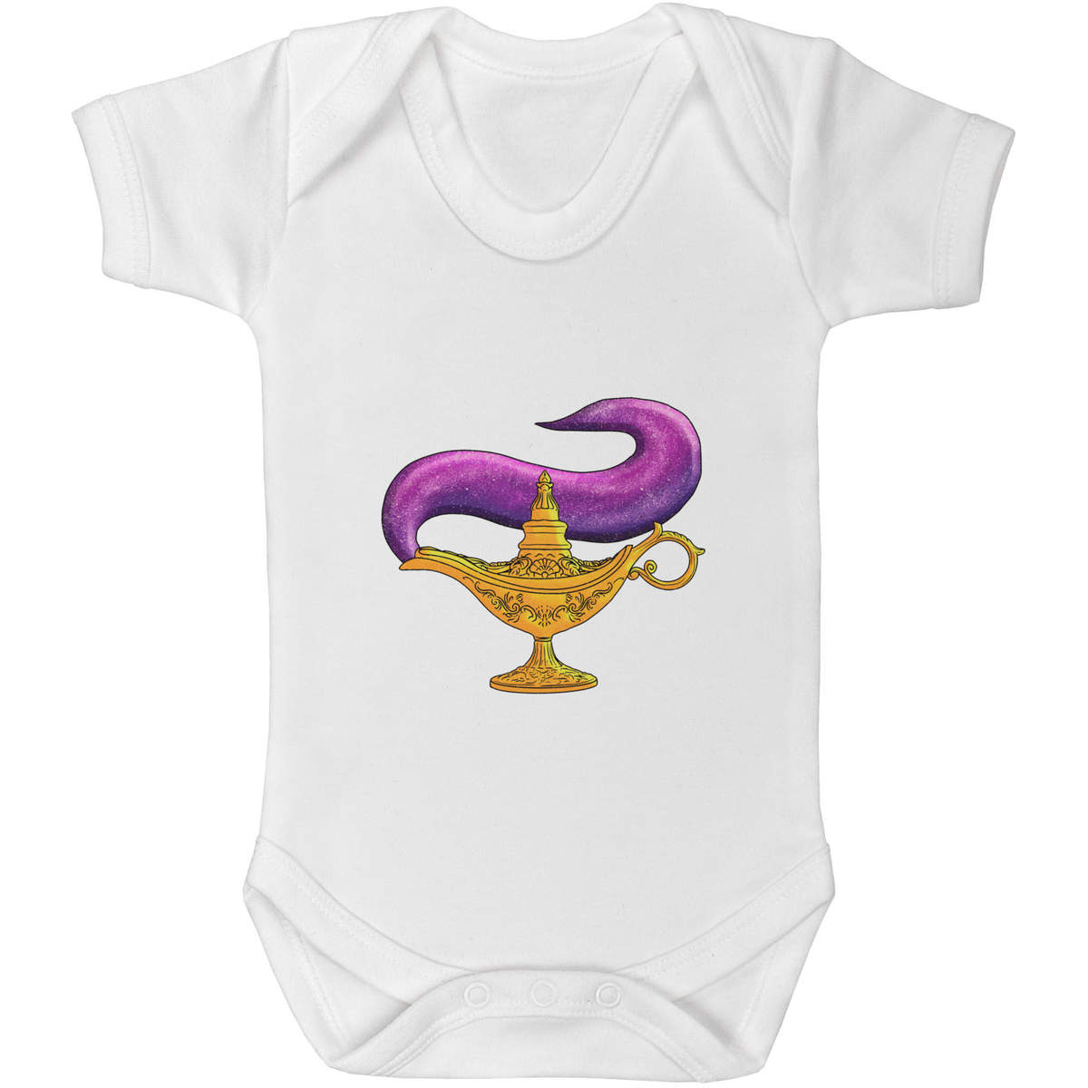 'Genie Lamp' Baby Grow / Cotton Bodysuit - One Piece Outfit for Newborns and Infants (GR034838)