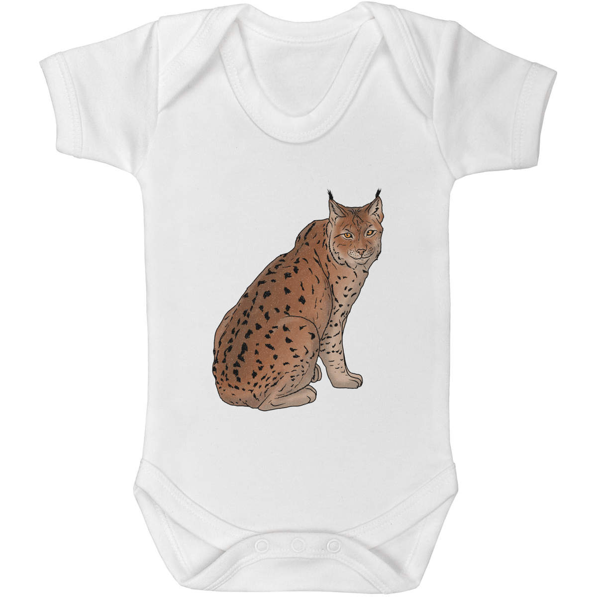 'Eurasian Lynx' Baby Grows / Bodysuits (GR035129)