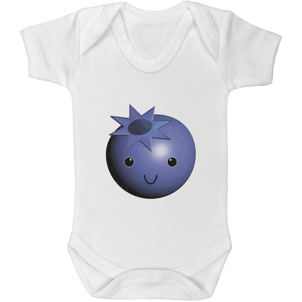 'Cute Blueberry Face' Baby Grows / Bodysuits (GR039476)