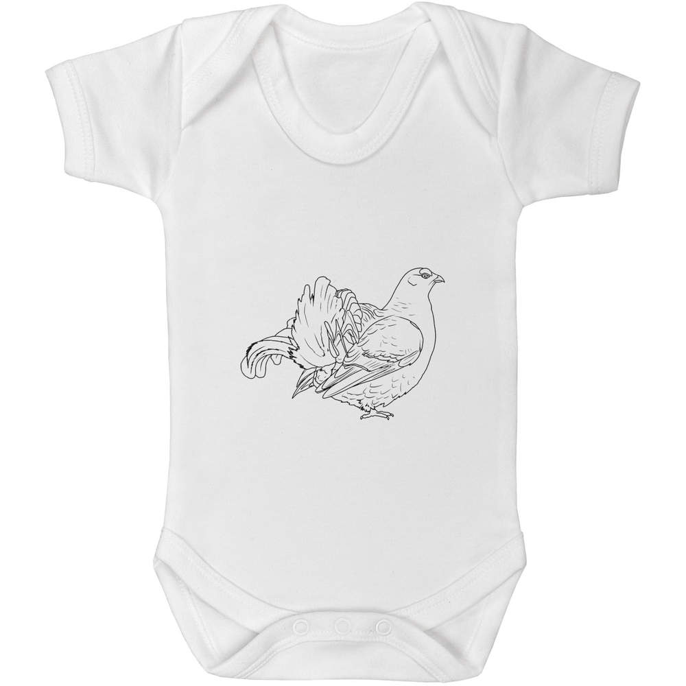 'Lek Black Grouse' Baby Grows / Bodysuits (GR046519) - Picture 3 of 10