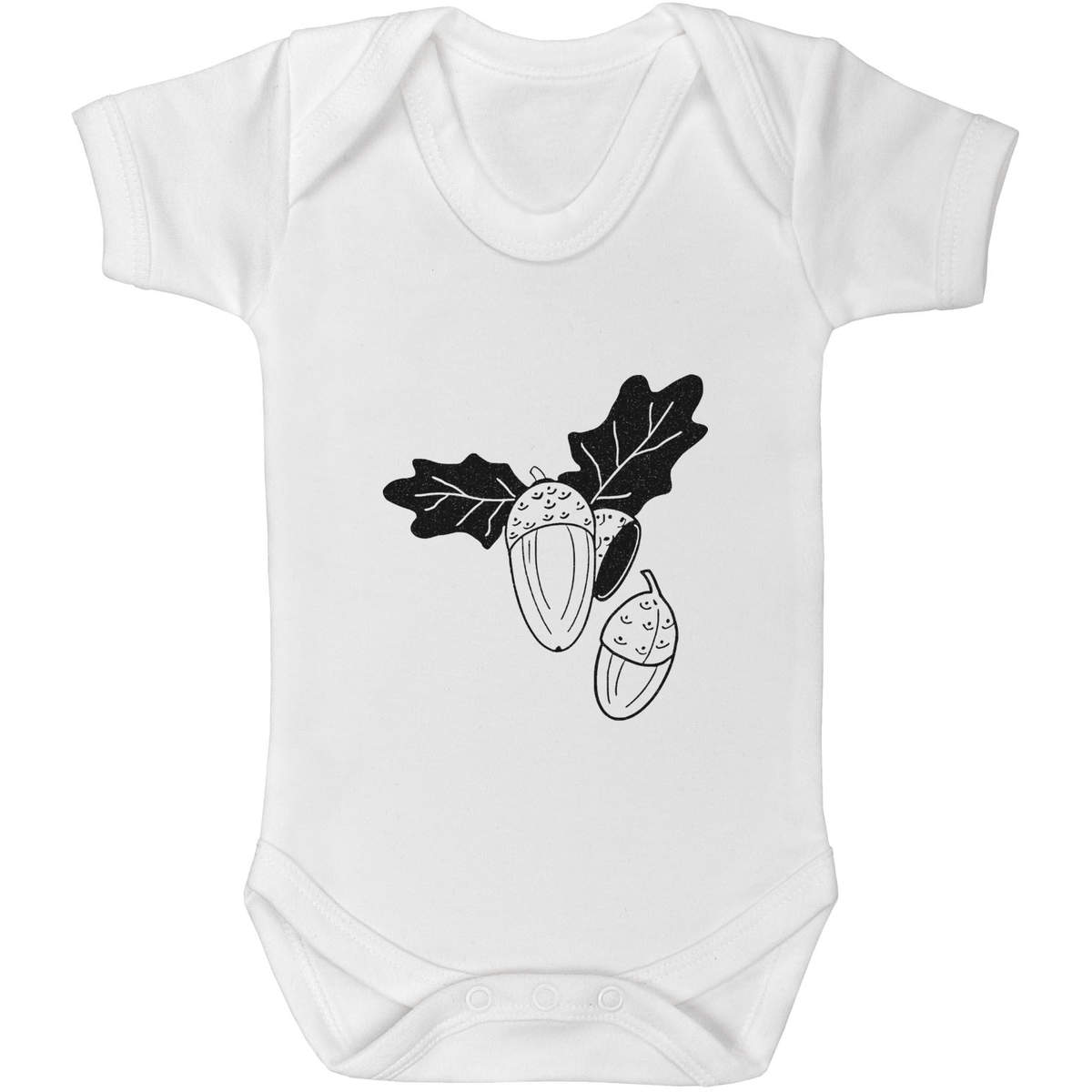 'Oak Leaves & Acorns' Baby Grows / Bodysuits (GR046705)