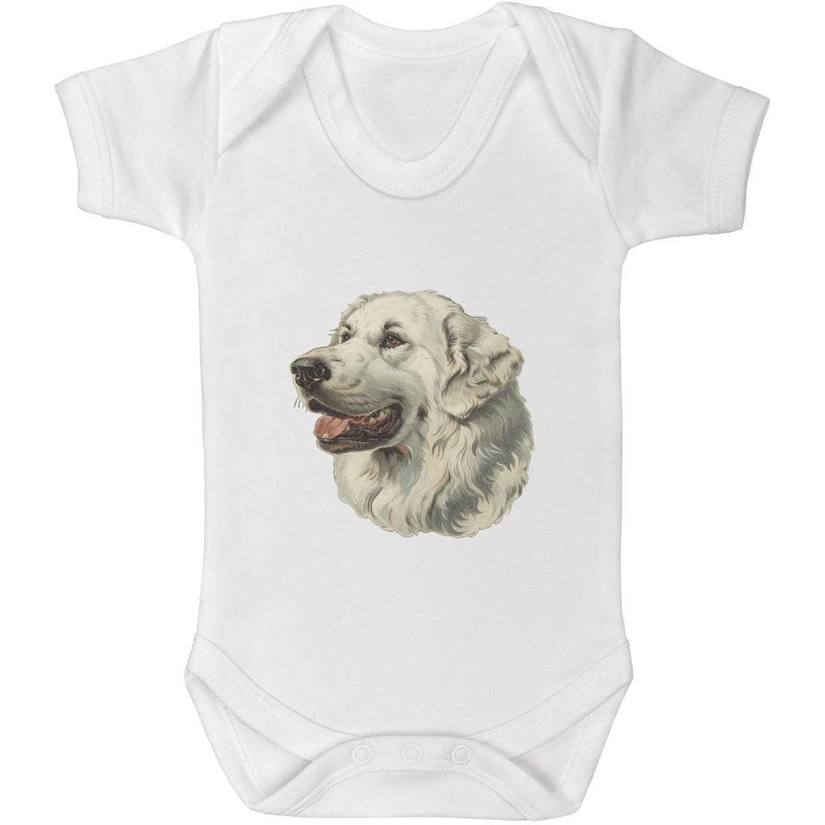 'Pyrenean Mountain Dog' Baby Grows / Bodysuits (GR049429)