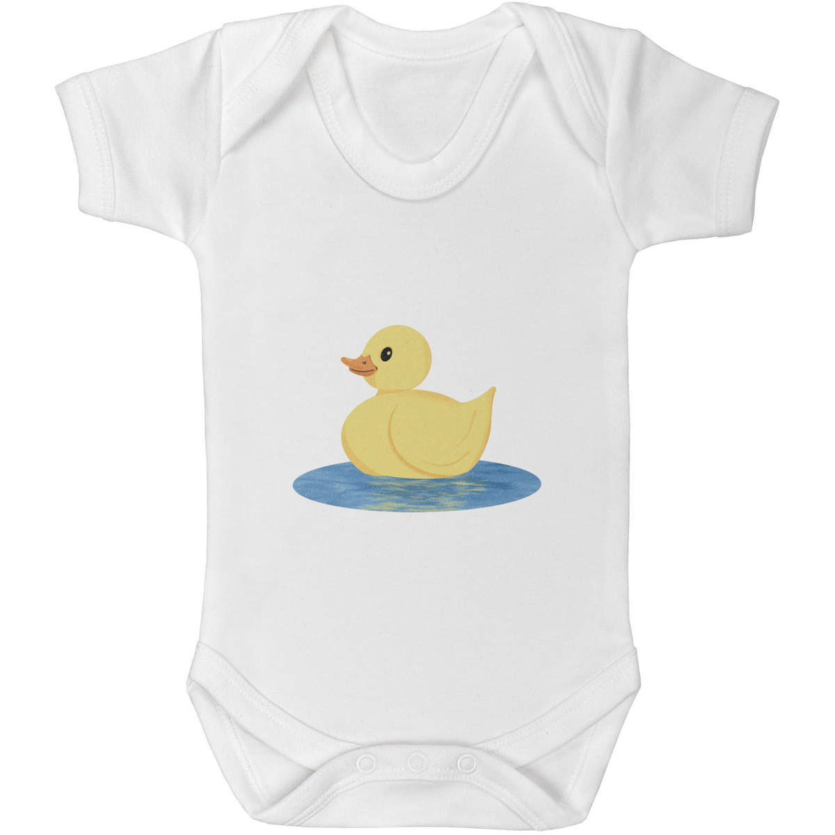 'Cute Yellow Duck' Baby Grows / Bodysuits (GR050577)