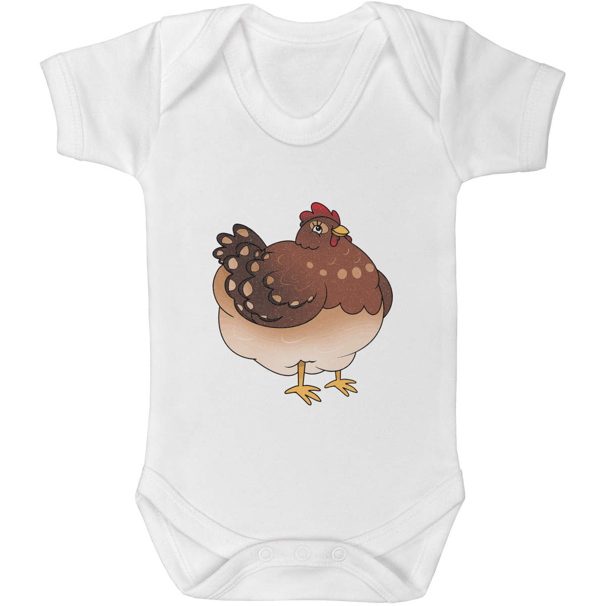 'Chubby Chicken' Baby Grows / Bodysuits (GR050734)