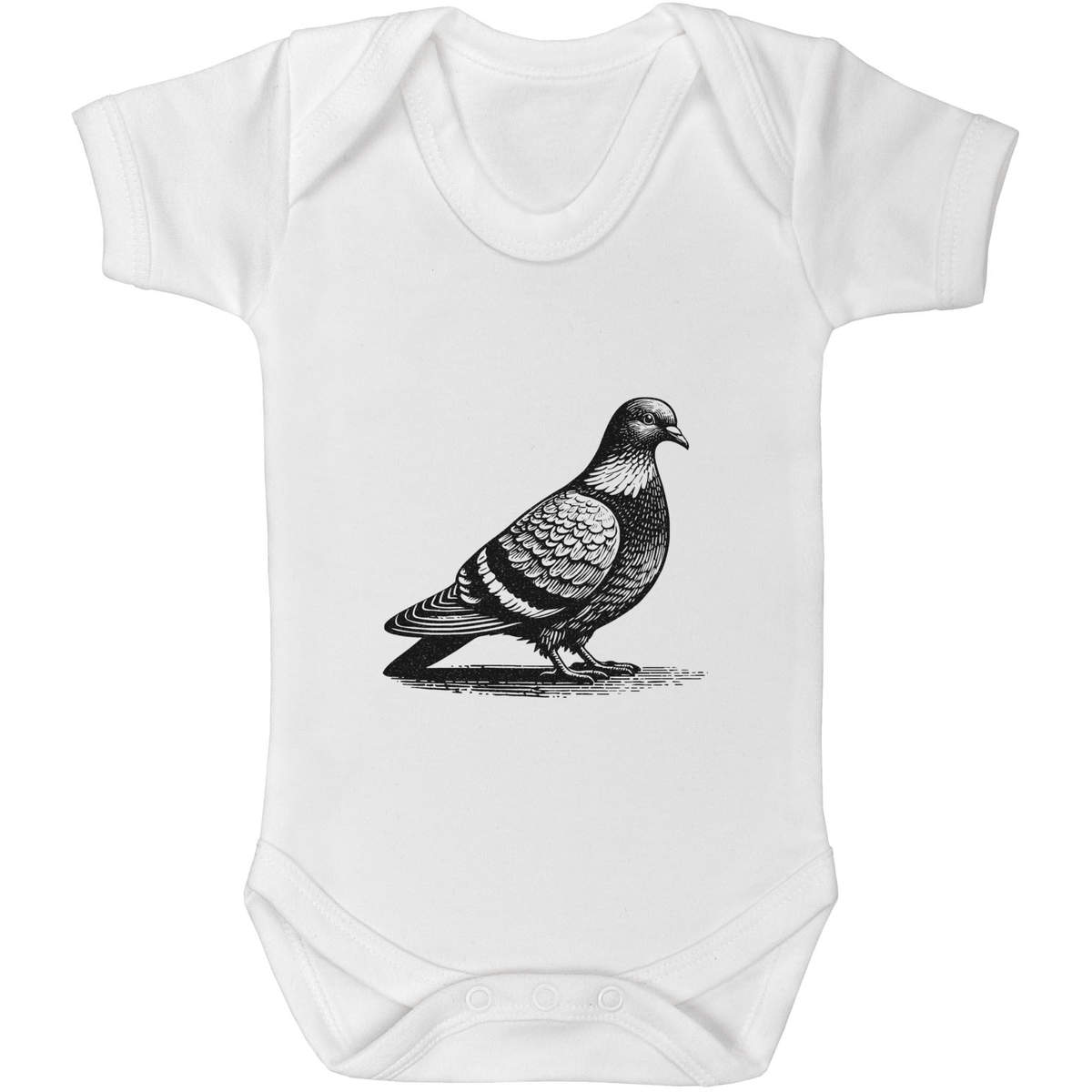 'Wood Pigeon Resting' Baby Grows / Bodysuits (GR051169)