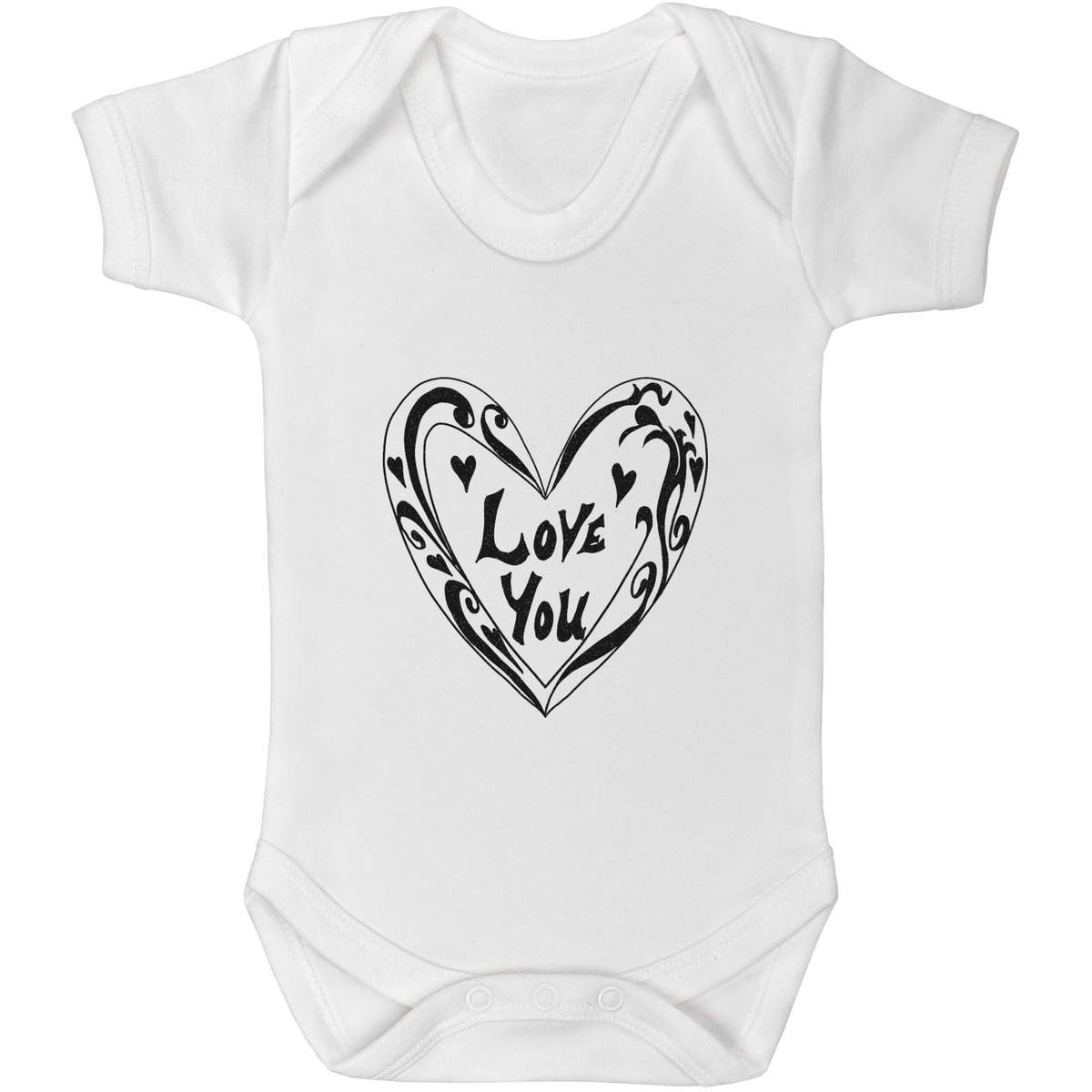 'Love Heart' Baby Grows / Bodysuits (GR051529)