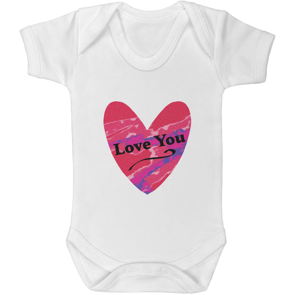 0-3 Month 'Love You' Baby Grow / Bodysuit (GR00153540)