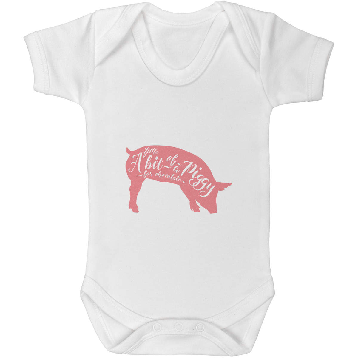 'Piggy For Chocolate' Baby Grows / Bodysuits (GR051706)