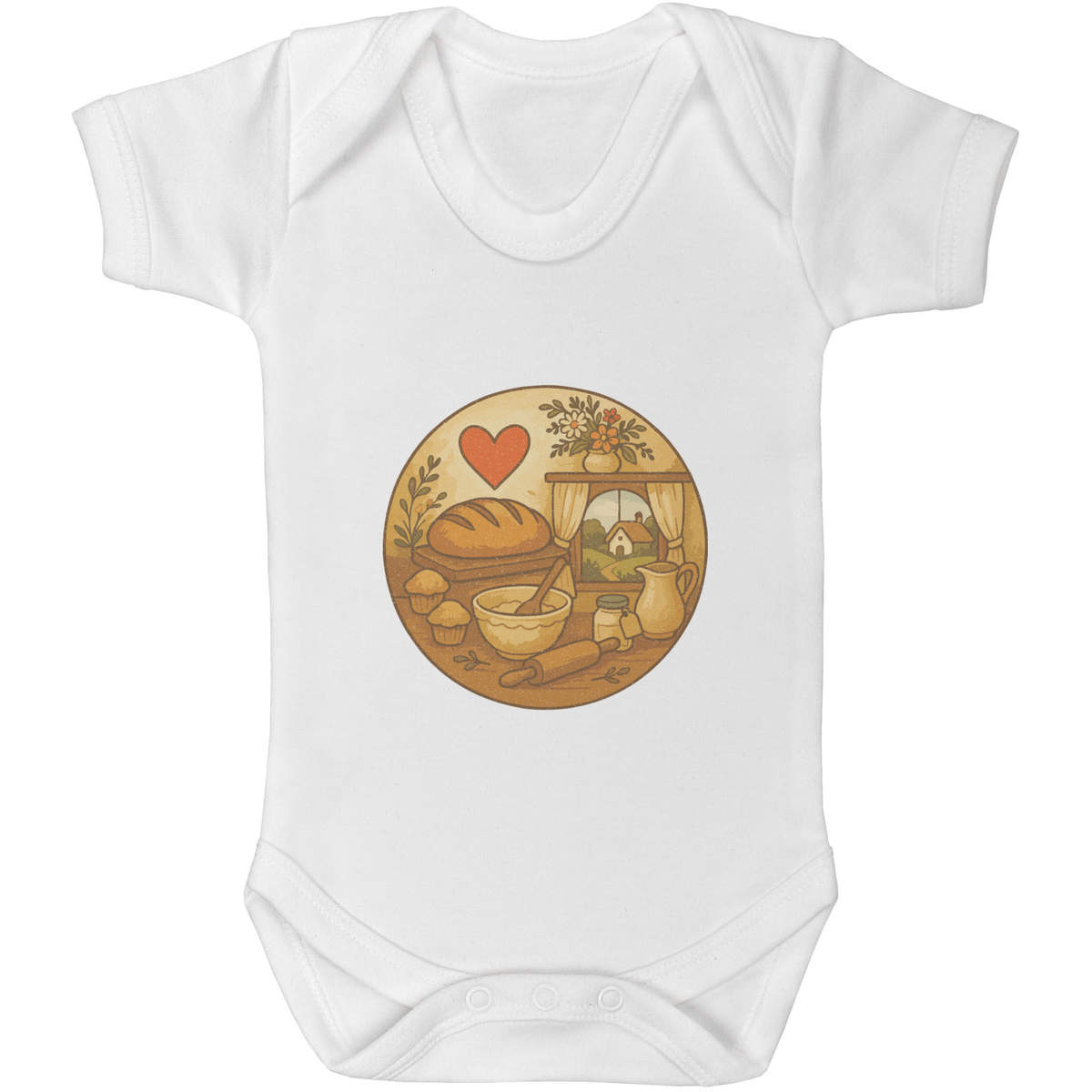 'Bakery Love' Baby Grows / Bodysuits (GR054135)