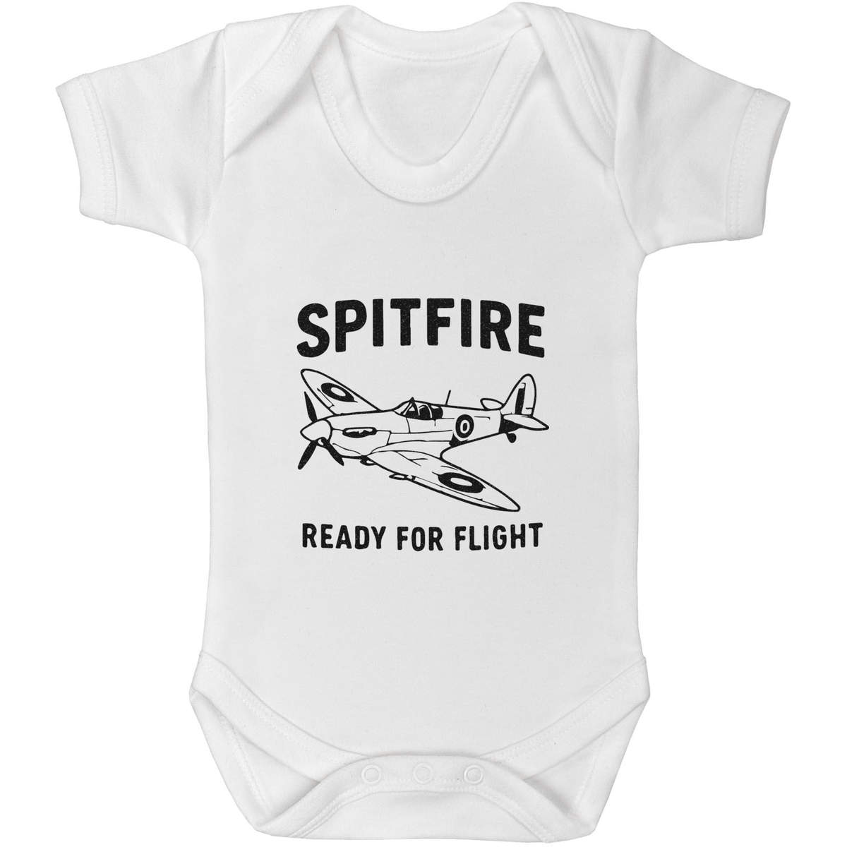 'Spitfire Ready For Flight' Baby Grows / Bodysuits (GR056051)