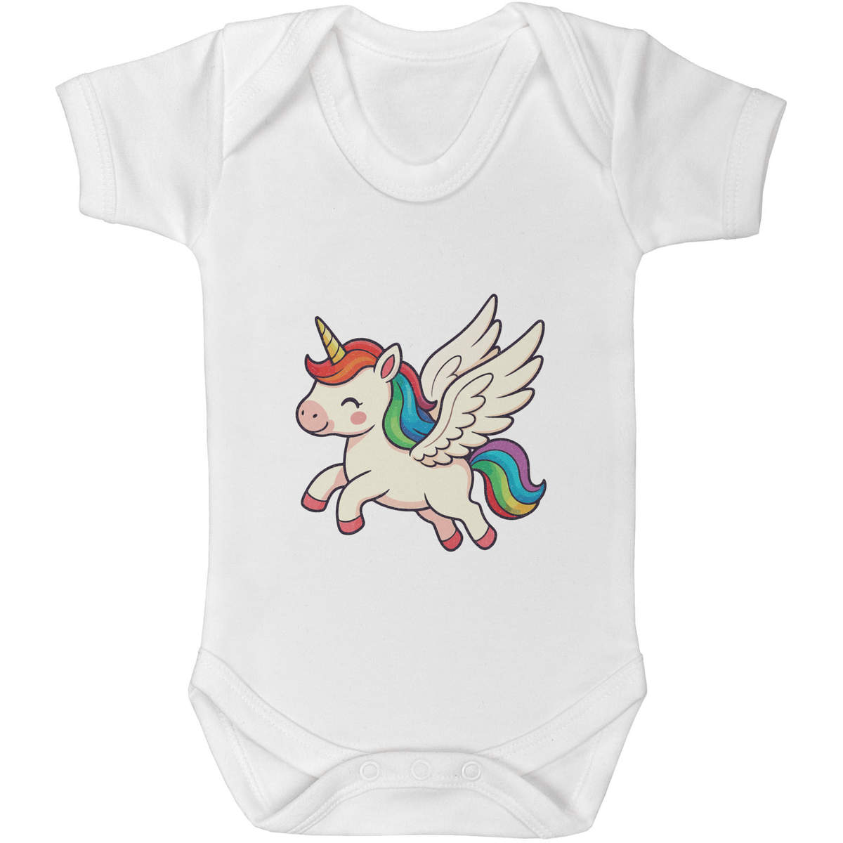 'Rainbow Unicorn' Baby Grows / Bodysuits (GR056870)