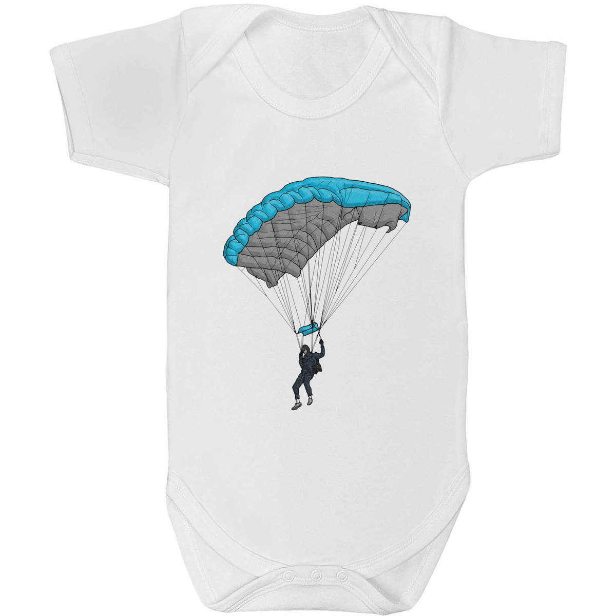 18-24 Month 'Man With Parachute' Baby Grow / Bodysuit (GR00060807)