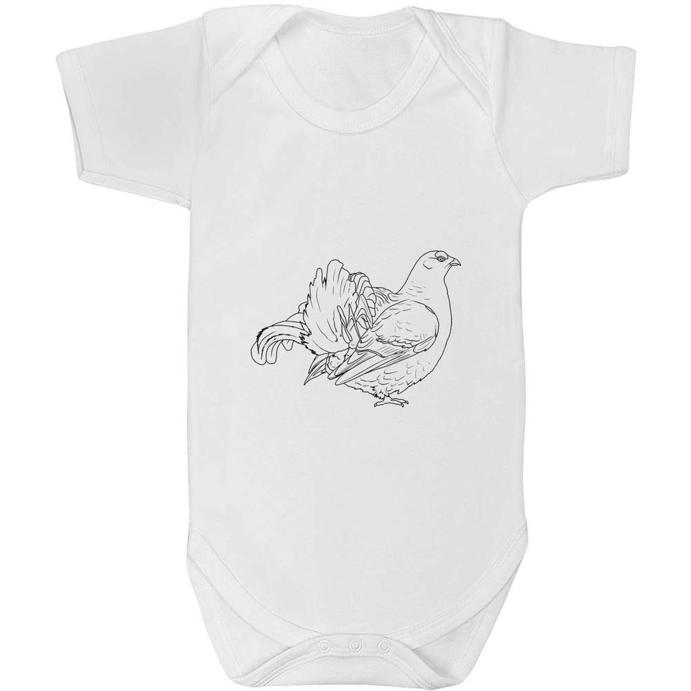 'Lek Black Grouse' Baby Grows / Bodysuits (GR046519) - Picture 7 of 10