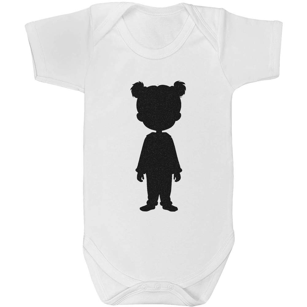 'Little Girl Silhouette' Baby Grows / Bodysuits (GR052802) - Picture 7 of 10