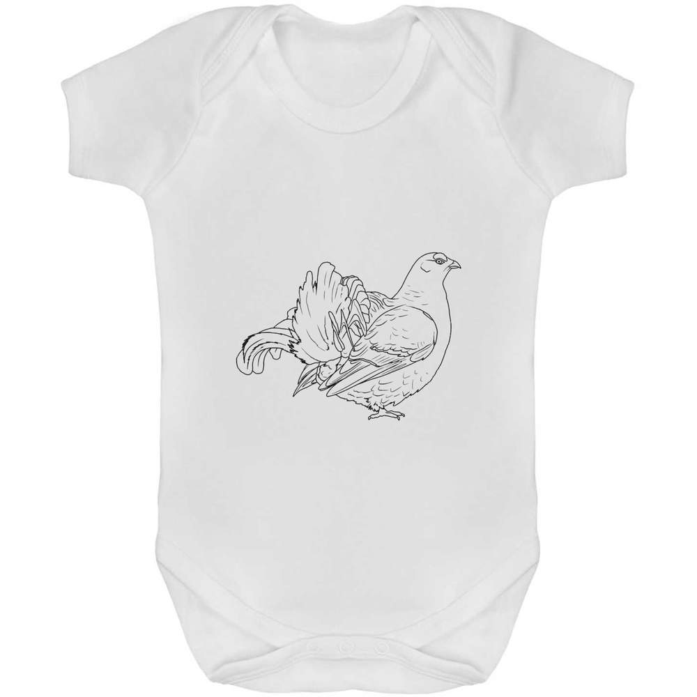 'Lek Black Grouse' Baby Grows / Bodysuits (GR046519) - Picture 9 of 10