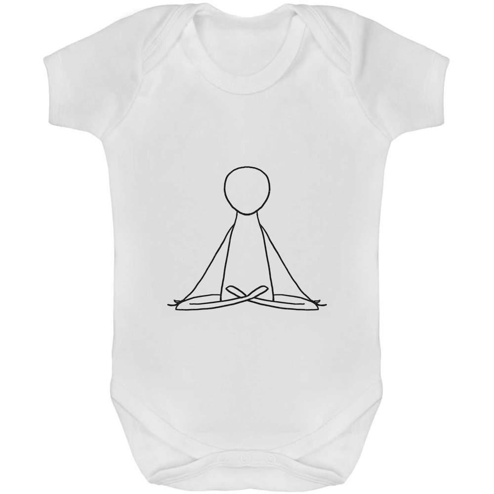 'Yoga Lotus Pose' Bebé Crece / Body (GR050305) - Imagen 9 de 10
